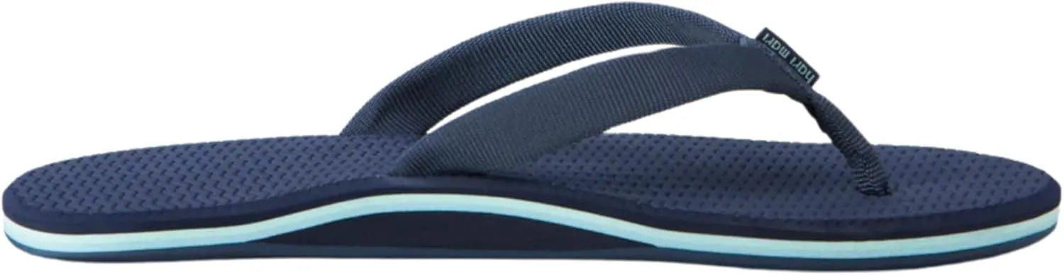 Hari Mari- Dunes- Women's Waterproof Boat Safe Colorful Rubber Flip Flops- No Break Ins, Firm Arch Support, Antimicrobial, and Floats in Water