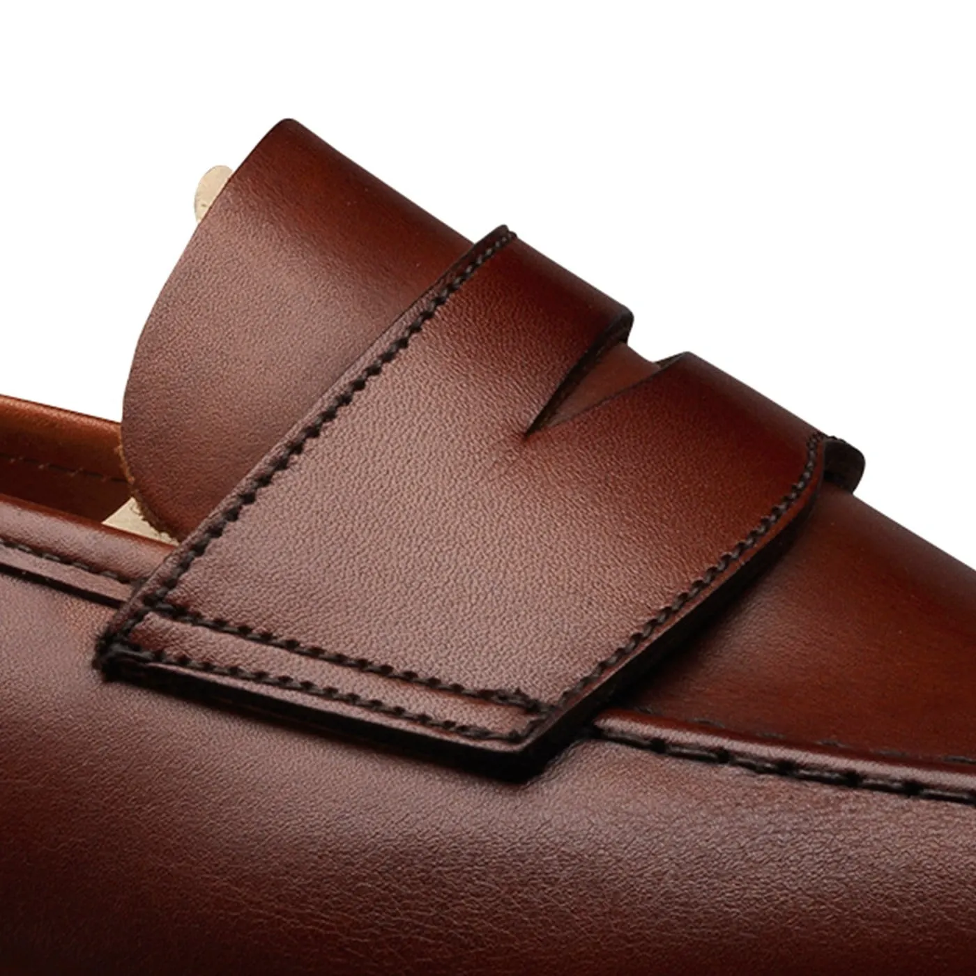 Harvard Chestnut Burnished Calf