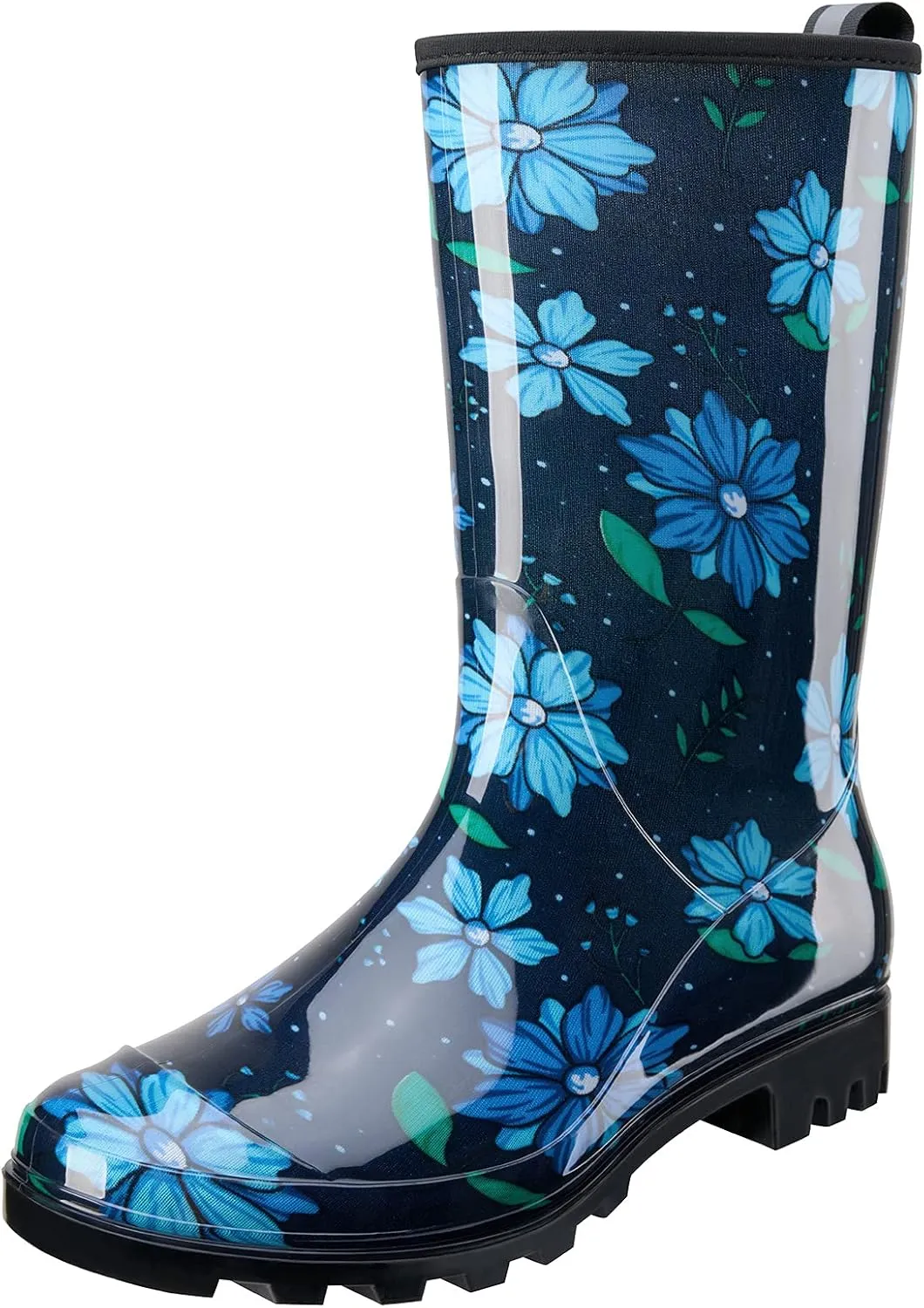 HISEA Women's Rain Boots Waterproof Mid Calf Garden Boots for Women