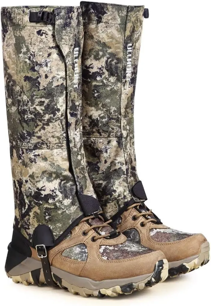 Hunting Gaiters Leg Gaiters: High-Performance Hunting Boot Gaiters, Waterproof Hiking Gaiters with Upgraded Rubber