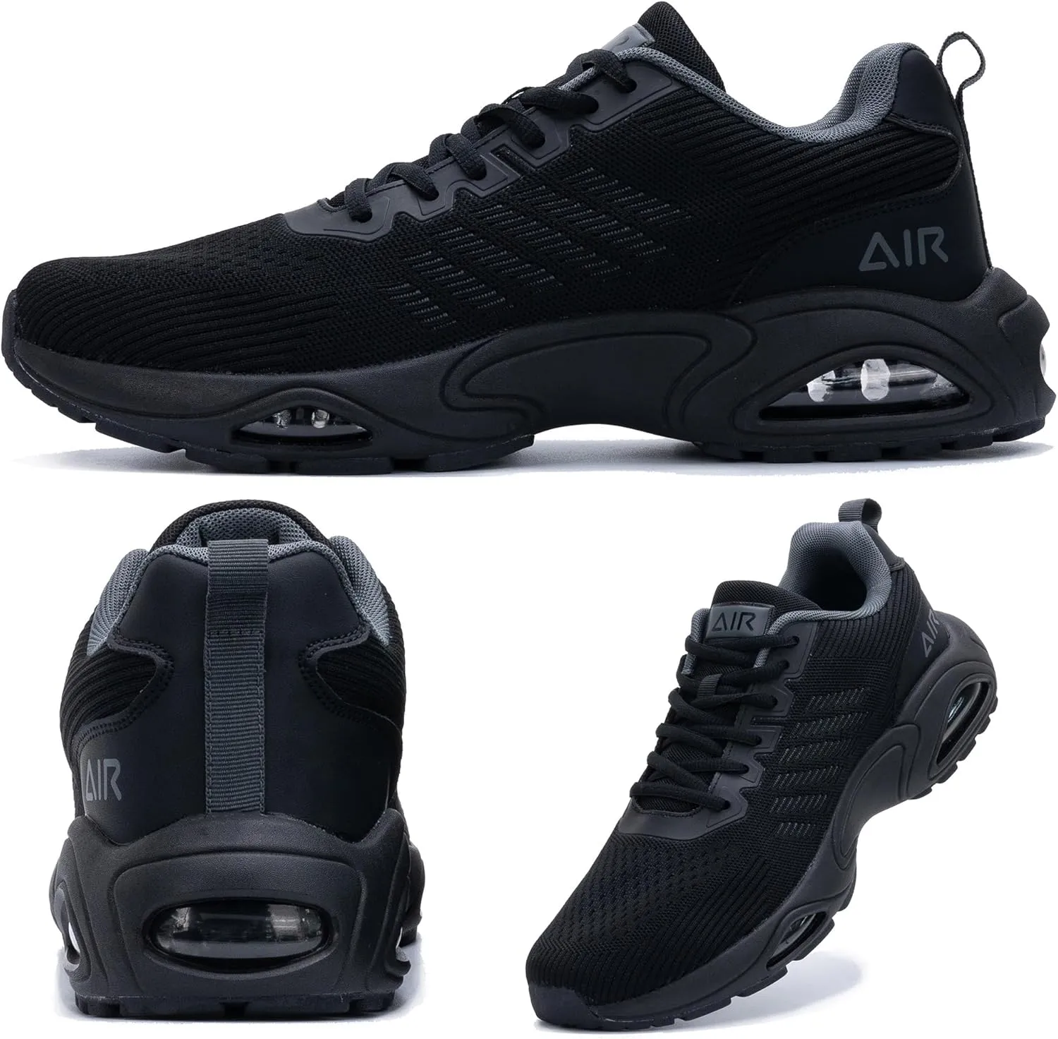 JARLIF Men's Air Running Shoes Athletic Cushioned Tennis Shoes Comfortable Supportive Sport Gym Jogging Sneaker Size 7-13