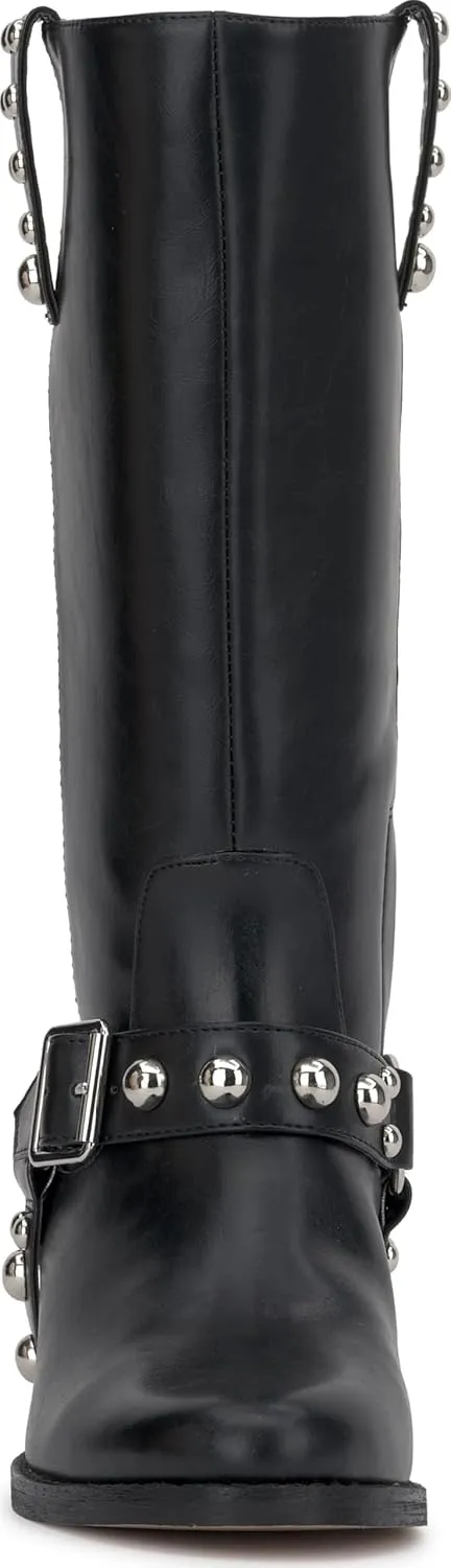 Jessica Simpson Womens Milley Studded Wedge Boots