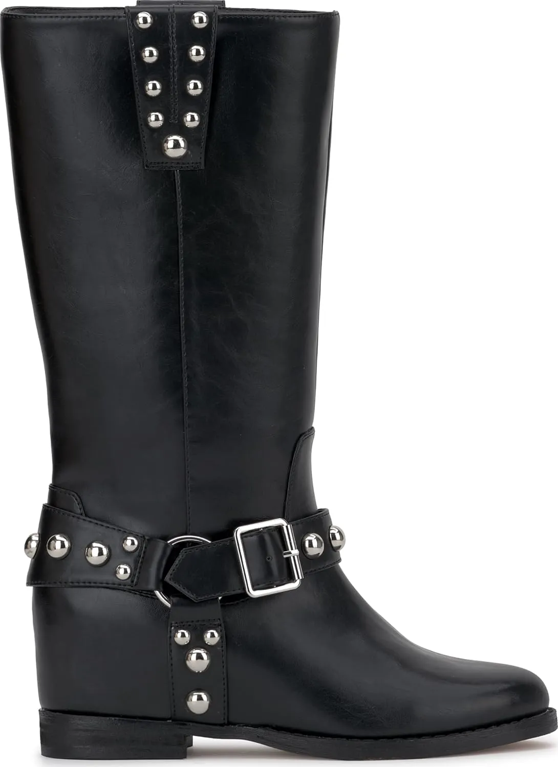 Jessica Simpson Womens Milley Studded Wedge Boots