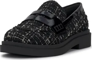 Jessica Simpson Women's Xuris Loafer Flat, Black, 12