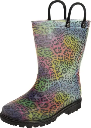 Josmo Boy's Unisex Kids Fun Colors Outdoor Rain Boot