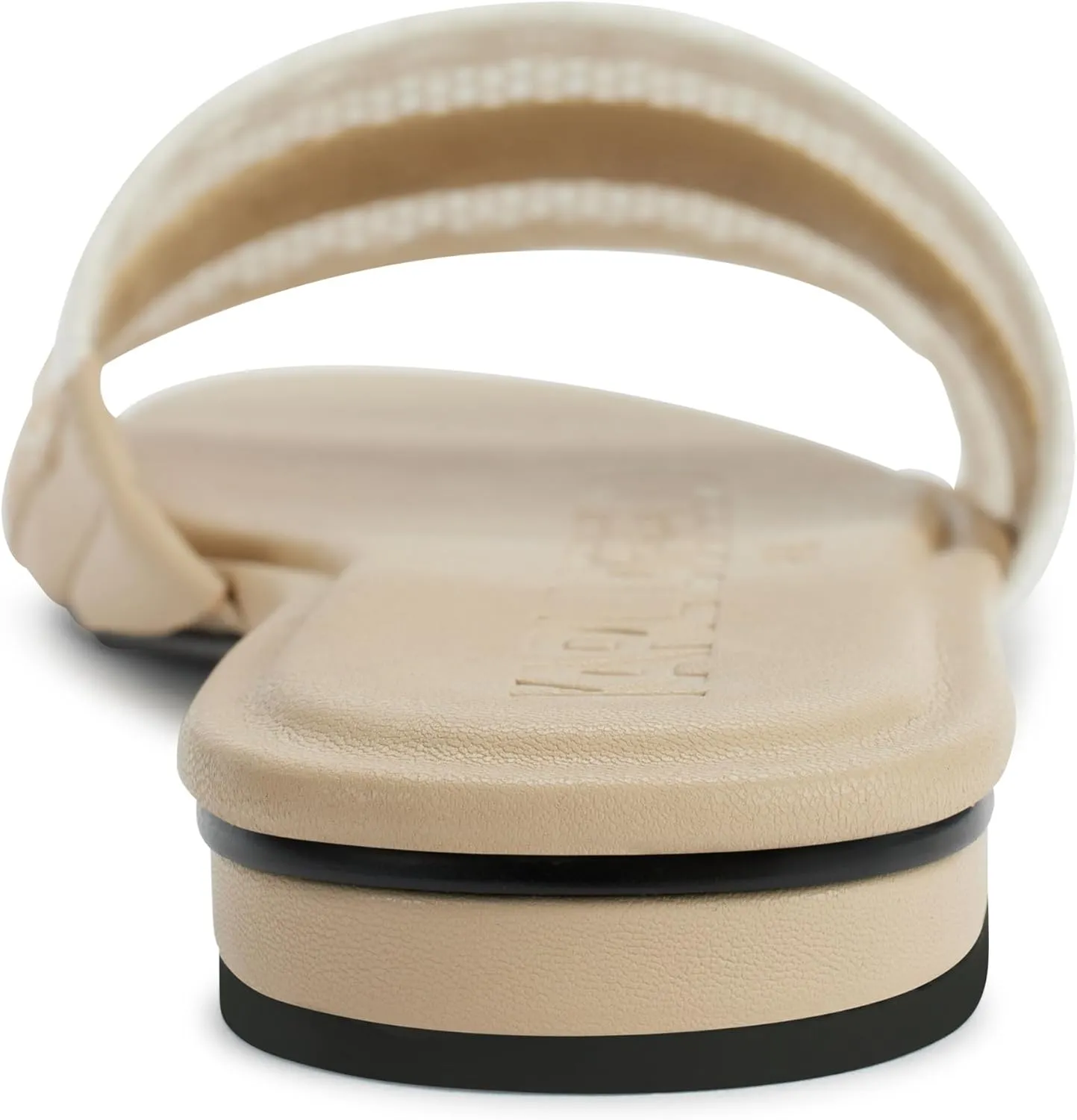 Karl Lagerfeld Paris Women's Cushioned Insole Everyday Cairra-Flat Slide Heeled Sandal