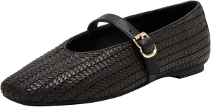 Katy Perry Women's The Evie Mary Jane Woven Flat