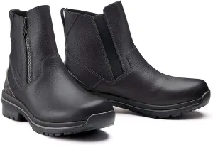 Kerrits Woodstock Waterproof Barn Boot – Durable Leather Women's Barn Work Boots, Wide Footbed, Front Zip, 1" Heel