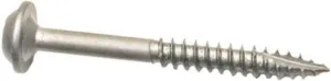 Kreg SML-F125-5000 Zinc Pocket Screws, 1 1/4 Inch, #7 Fine Thread, Maxi-Loc Head (5000 Count)