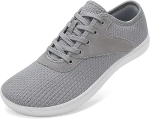 LCGJR Men's Wide Toe Box Shoes Minimalist Barefoot Walking Shoes Extra Wide Width Zero Drop Shoes Lightweight Breathable Sneakers