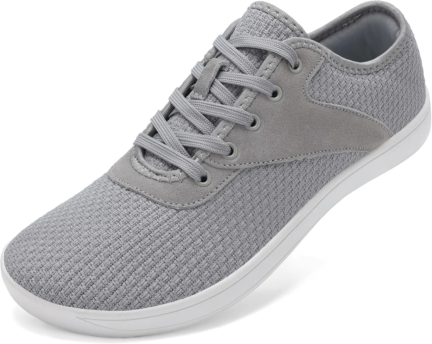 LCGJR Men's Wide Toe Box Shoes Minimalist Barefoot Walking Shoes Extra Wide Width Zero Drop Shoes Lightweight Breathable Sneakers