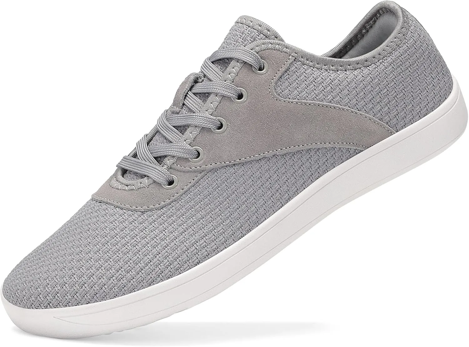 LCGJR Men's Wide Toe Box Shoes Minimalist Barefoot Walking Shoes Extra Wide Width Zero Drop Shoes Lightweight Breathable Sneakers