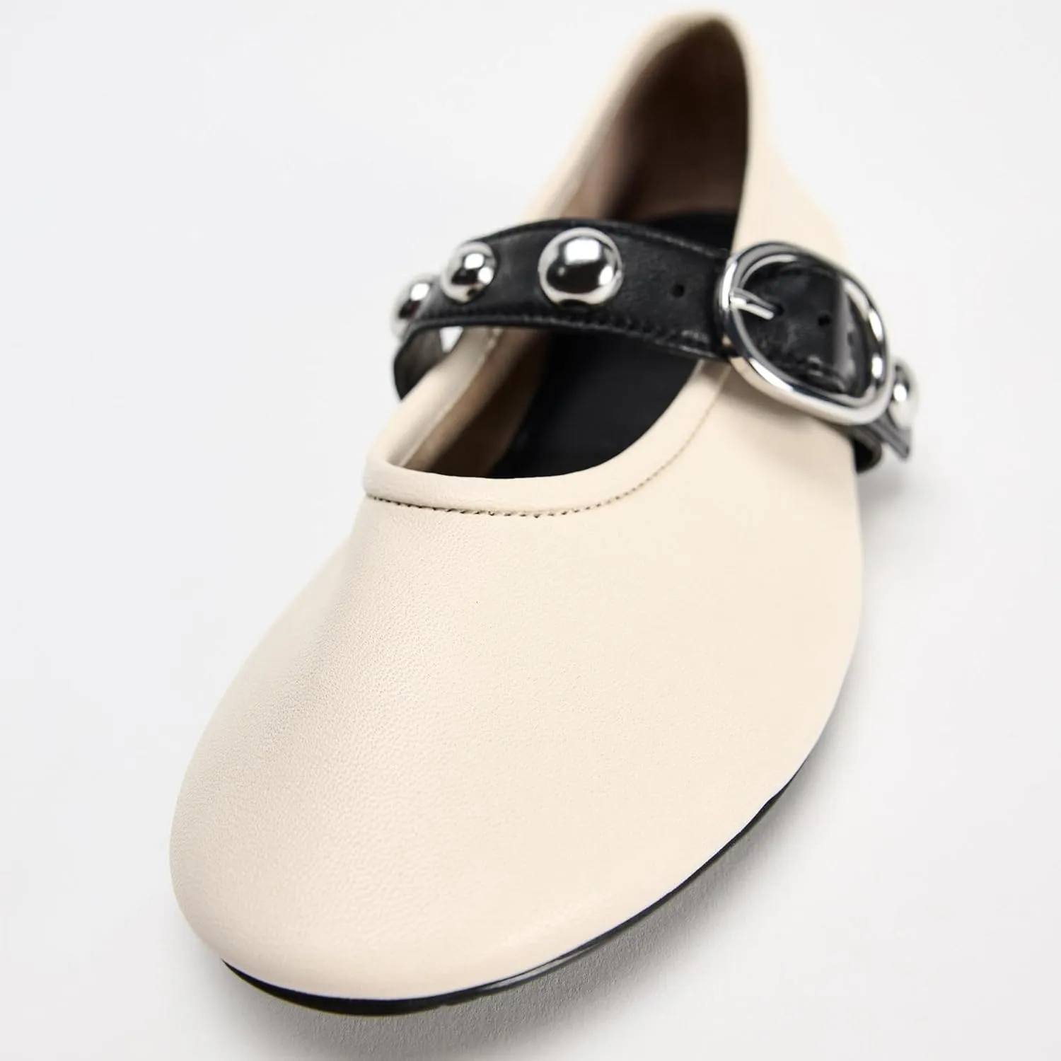 Leopard Print Ballet Flats Womens Round Toe Buckle Strap Mary Jane Flat Comfortable Casual Fall Ballerina Shoes