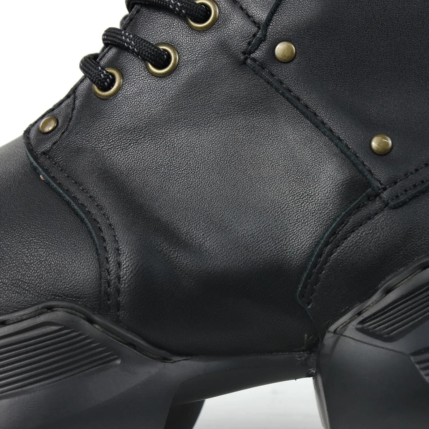 Mens Vintage Moto Boots Combat Hiking Retro Casual Shoes Cowhide Leather Ankle Chukka Boots CD-5008-S-1-Classic-US-R