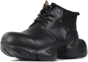 Mens Vintage Moto Boots Combat Hiking Retro Casual Shoes Cowhide Leather Ankle Chukka Boots CD-5008-S-1-Classic-US-R