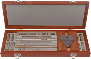 Mitutoyo 516-612 Square Gage Block Accessories Set, Inch (27 Piece Set)