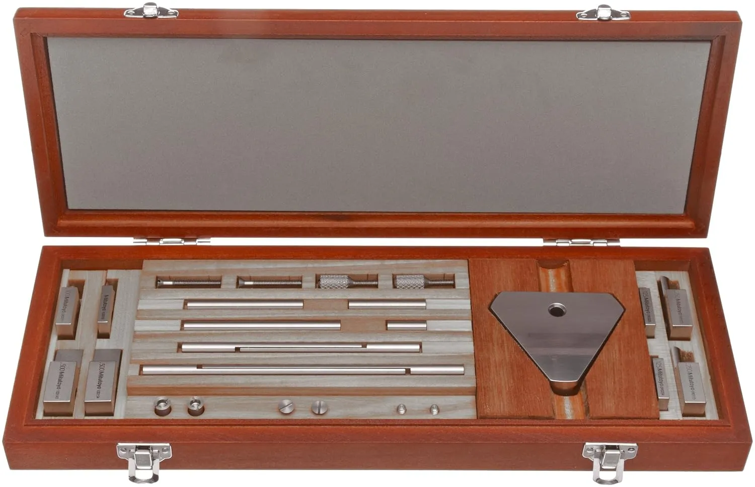 Mitutoyo 516-612 Square Gage Block Accessories Set, Inch (27 Piece Set)