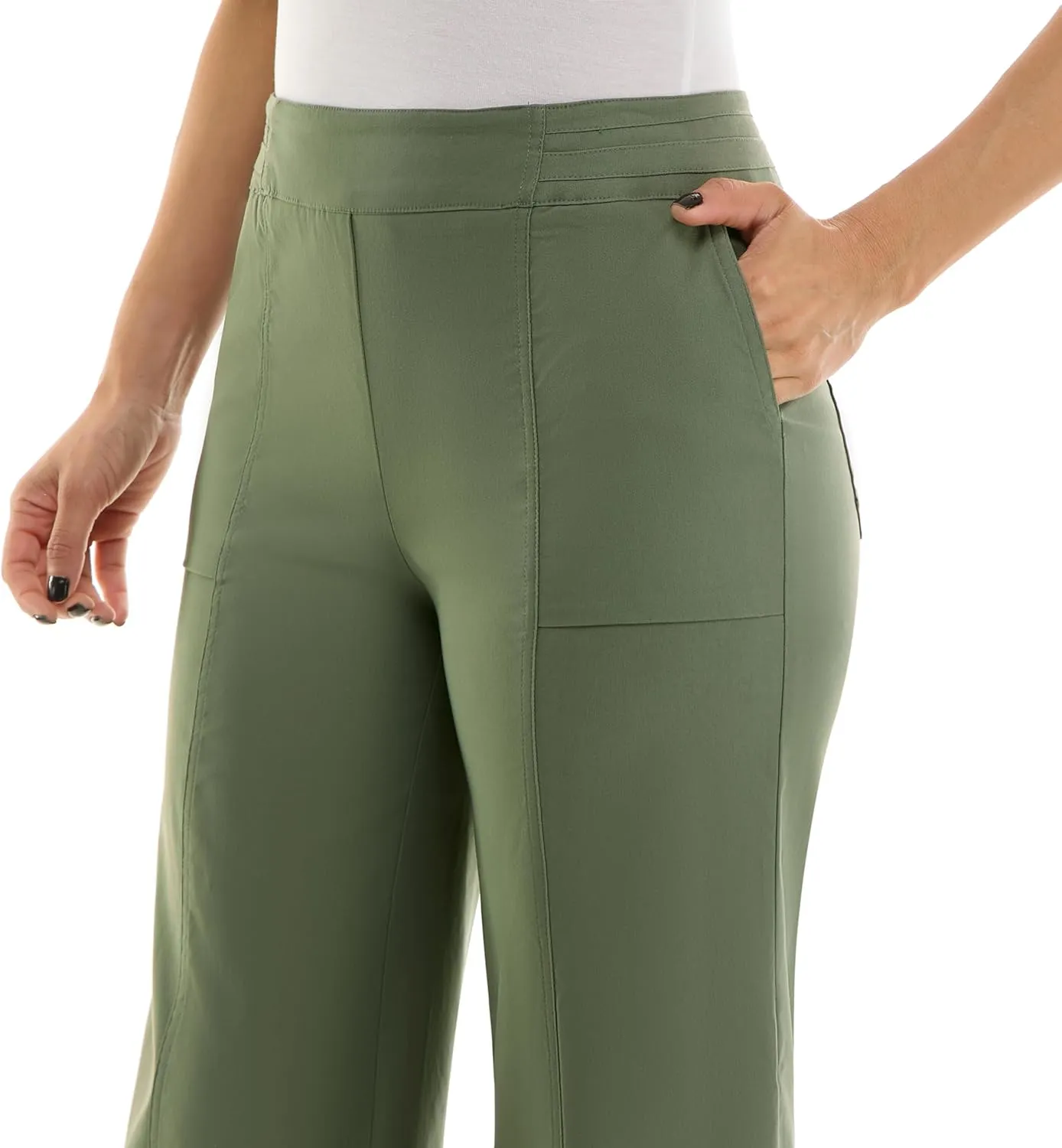 Nanette Nanette Lepore Women's Boot Cut Pull on Freedom Stretch Pant with Stitch Pocket