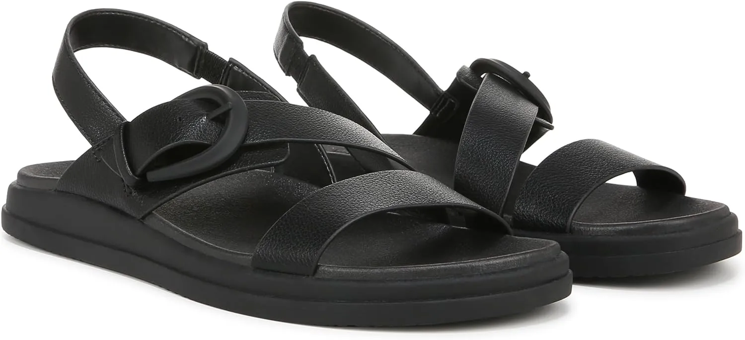 Naturalizer Womens Hope Strappy Slingback Flat Sandal