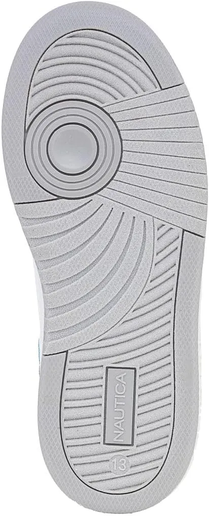 Nautica Kids Sneaker: Lace-Up Fashion Shoe with Boot-Like High Top Design for Boys and Girls (Big Kid/Little Kid Sizes) - Horizon