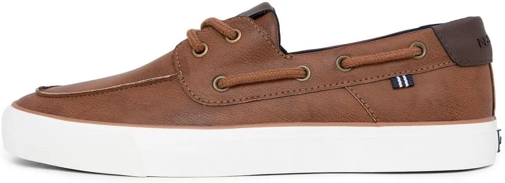 Nautica Men's Casual Boat Shoes, Moc-Toe Loafers with Cushioned Insole, Deck Fashion Sneaker