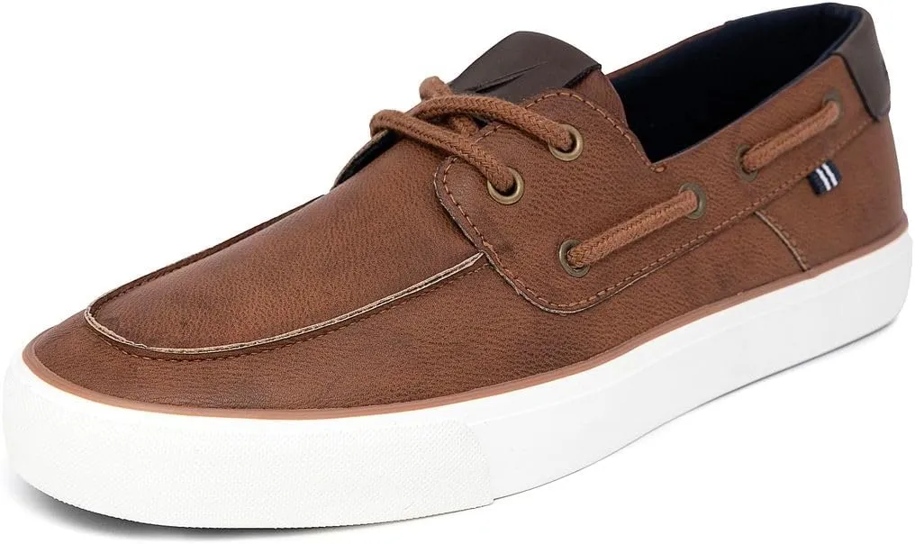 Nautica Men's Casual Boat Shoes, Moc-Toe Loafers with Cushioned Insole, Deck Fashion Sneaker