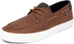 Nautica Men's Casual Boat Shoes, Moc-Toe Loafers with Cushioned Insole, Deck Fashion Sneaker