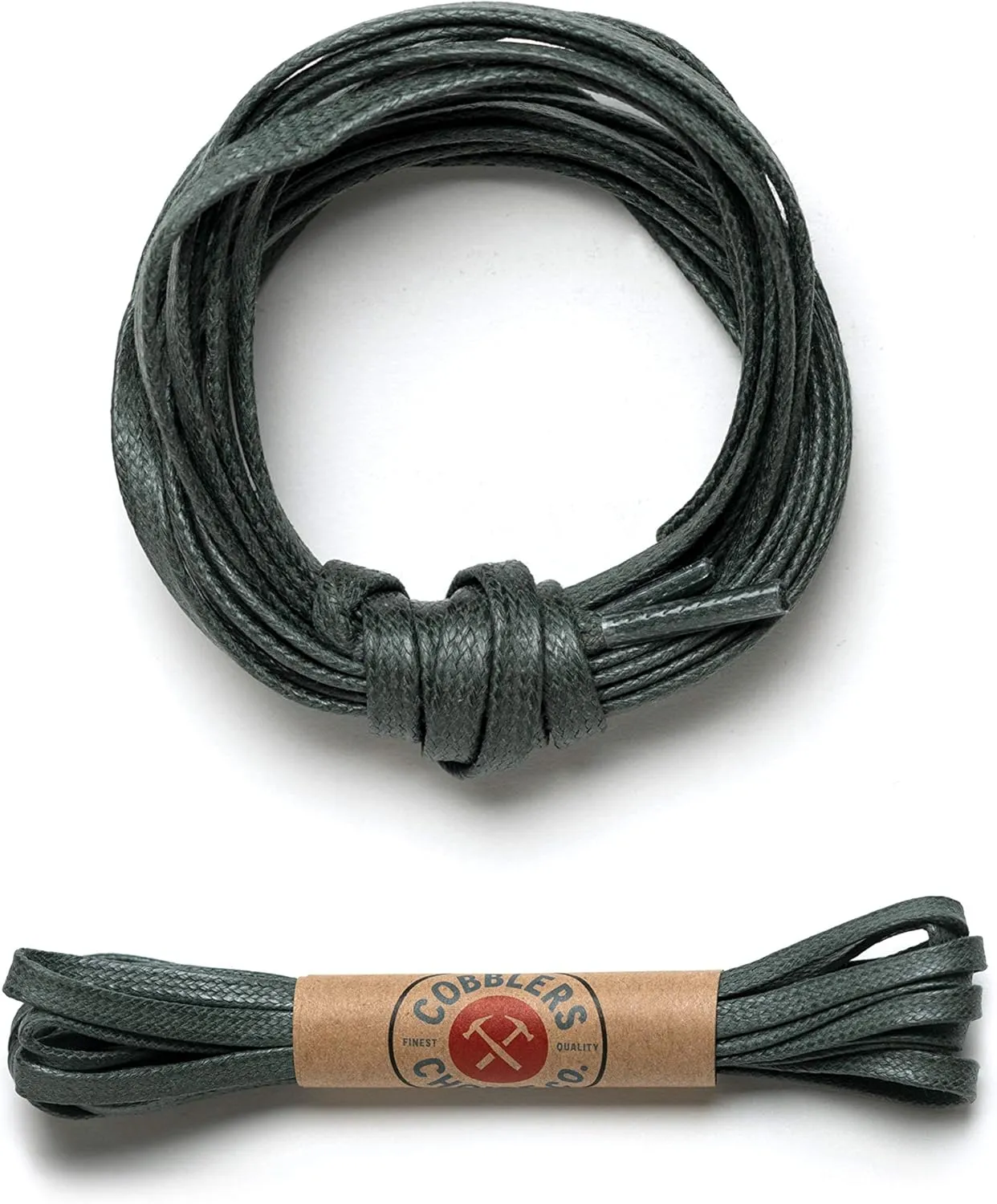 Premium Flat Waxed Cotton Boot Laces - Cobbler's Choice Shoe Laces - Durable and Beautiful!