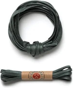 Premium Flat Waxed Cotton Boot Laces - Cobbler's Choice Shoe Laces - Durable and Beautiful!