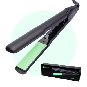 Professional Series Stellar Ceramic Flat Iron Hair Straightener and Curler 2 in 1 | Powerful Single-Pass Straightening Iron | Dual Voltage | 1 1/4 Inch Wide Curling Flat Iron by MINT