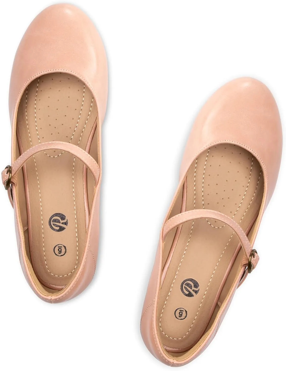 Rekayla Mary Jane Flats Shoes Women Dressy Comfortable Round Toe Slip on Ballet Flat