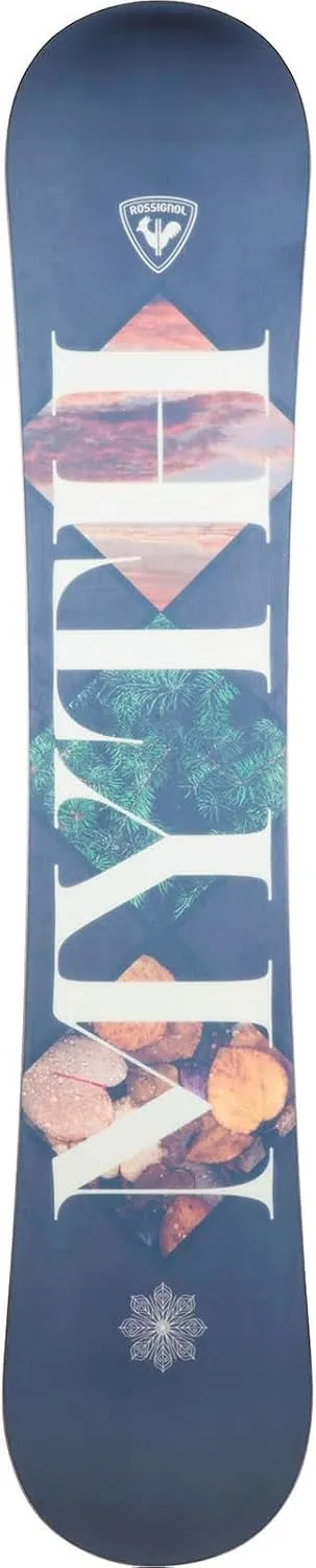Rossignol Women's Myth Durable Lightweight Wood Fiberglass All-Mountain Freestyle Snowboard