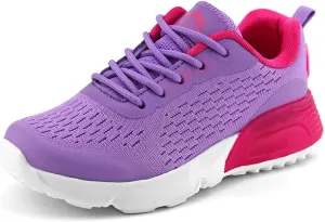 RUNIC Kids Sneaker Mesh Breathable Athletic Running Tennis Sports Shoes for Boys Girls