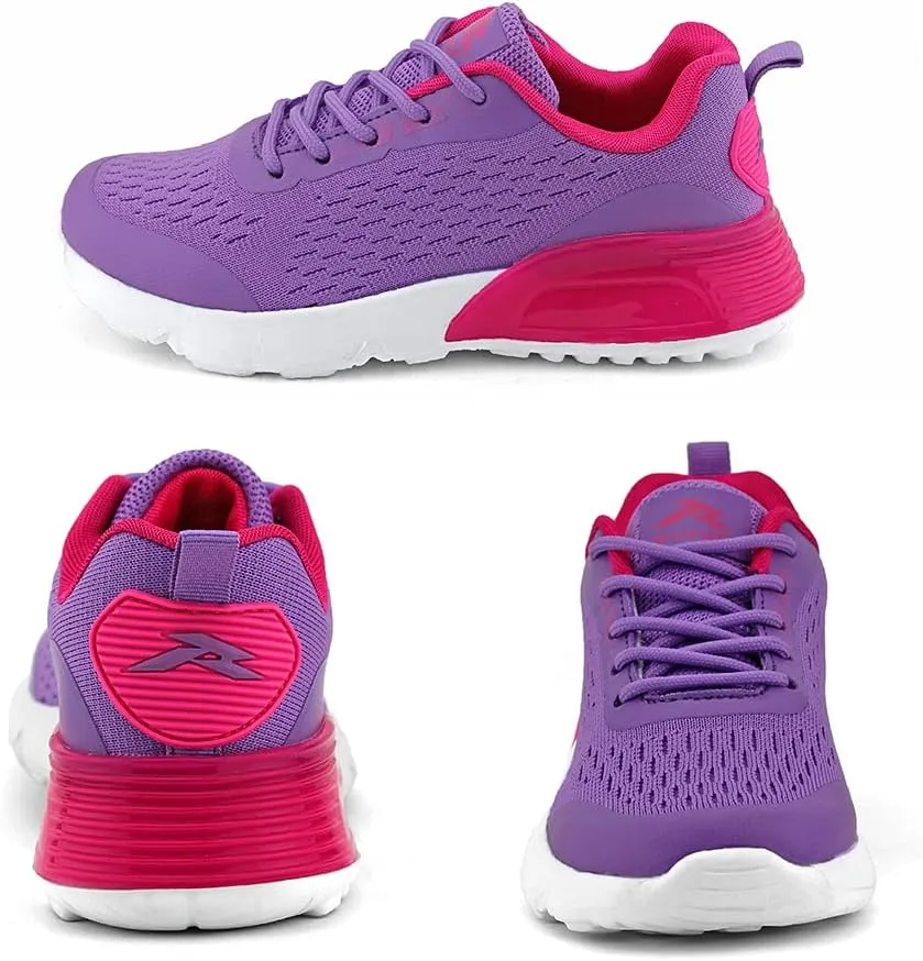 RUNIC Kids Sneaker Mesh Breathable Athletic Running Tennis Sports Shoes for Boys Girls