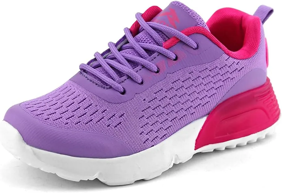 RUNIC Kids Sneaker Mesh Breathable Athletic Running Tennis Sports Shoes for Boys Girls