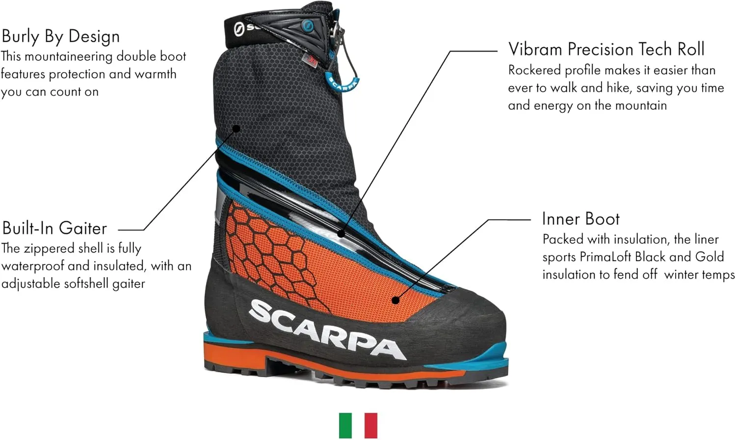 SCARPA Phantom 6000 Waterproof Boots for Climbing and Mountaineering