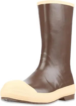 Servus by Honeywell 12"" Neoprene Steel Toe Men's Work Boots with Chevron Outsole, Copper & Tan (22114), 9