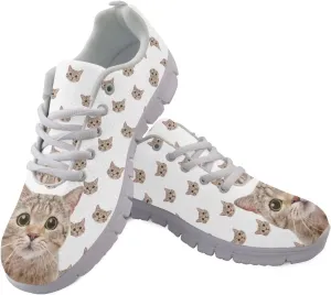 Shoes for Women Men Non Slip Outdoor Running Sneaker Tennis Shoes Breathable Mesh Causal Travel Walking Flat Shoes