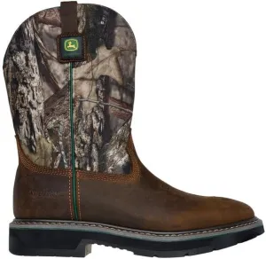 Skechers Men's John Deere Rowood Moss Burrow Waterproof Wellington Western Boot