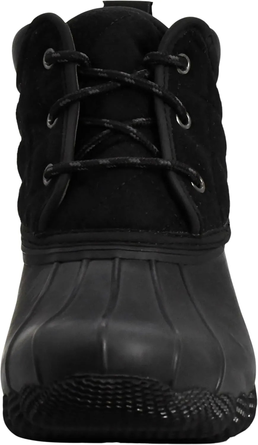 Skechers Women's Pond Lil Puddles Mid Quilted Lace Up Duck Boot with Waterproof Outsole