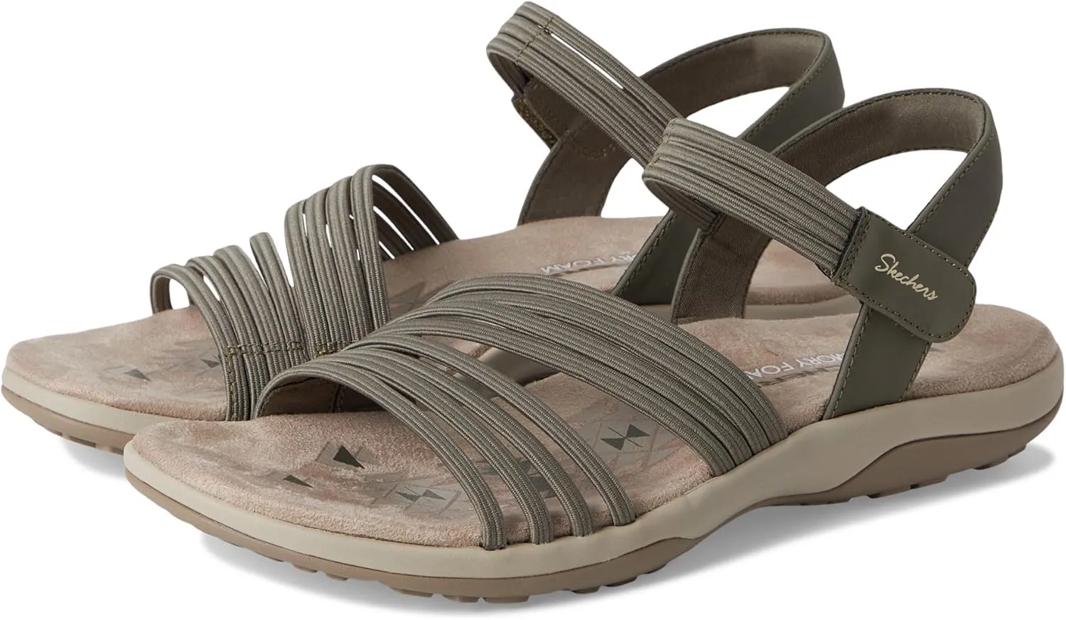 Skechers Women's Reggae Slim-Coffee Run Sandal