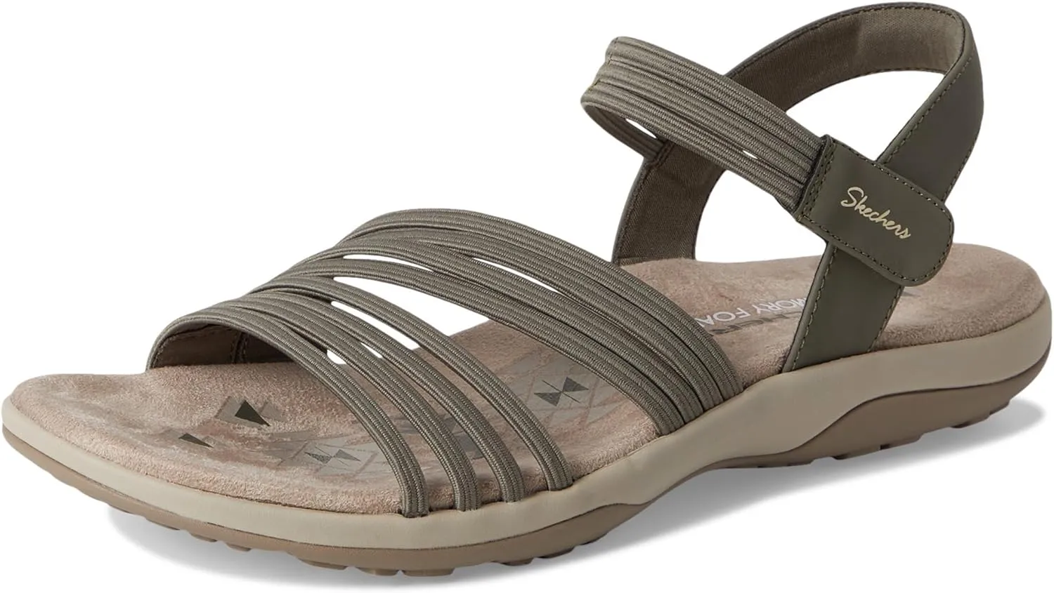 Skechers Women's Reggae Slim-Coffee Run Sandal