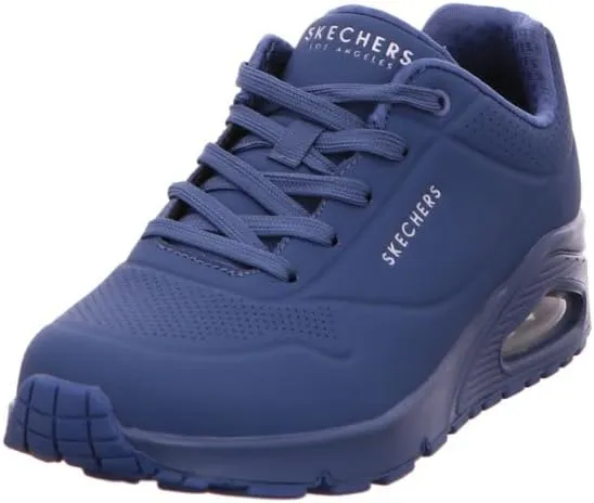 Skechers Women's Uno-Stand on Air Sneaker, Blu, 6.5