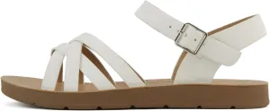 Soda Ling ~ Women Round Toe Multi-Strap Flat Sandals