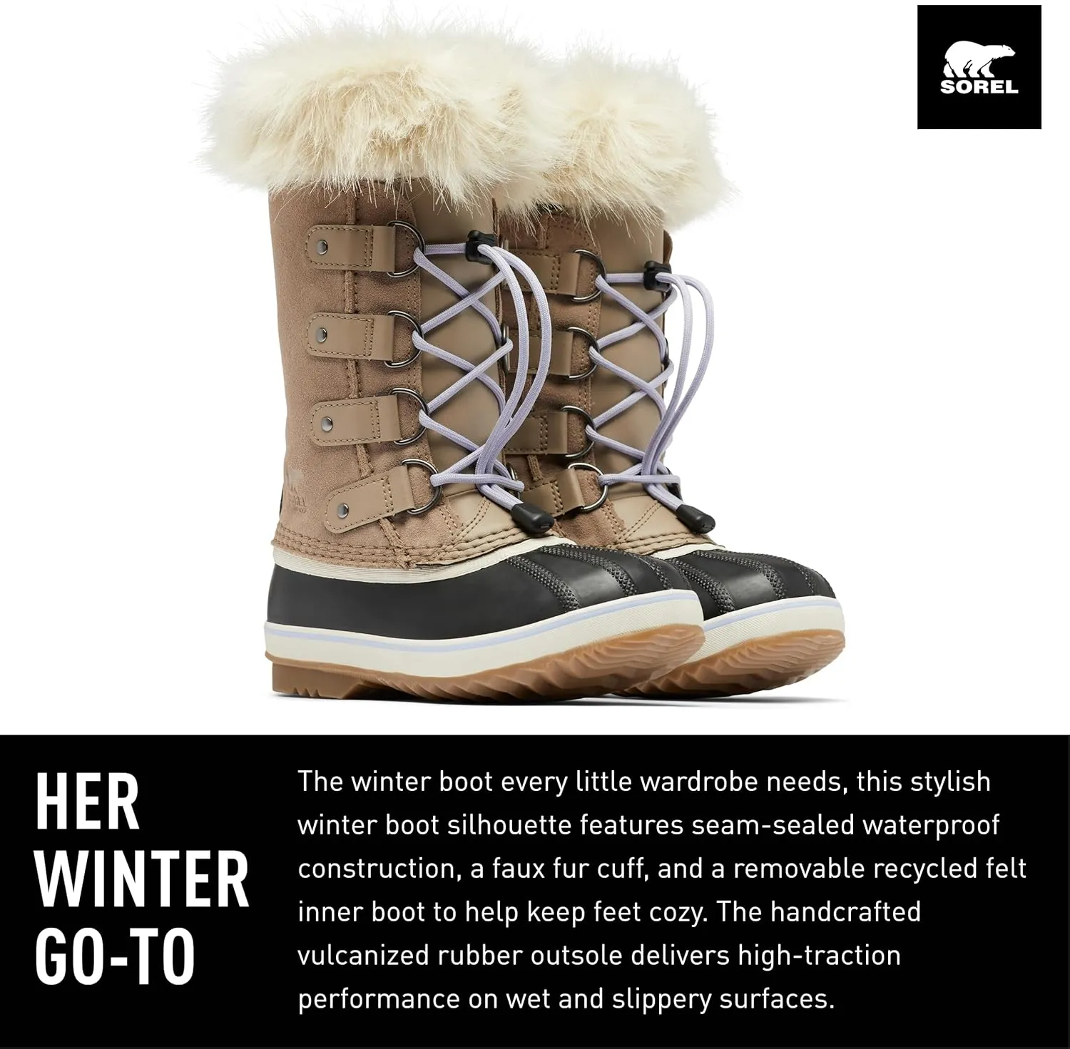 SOREL Children's Joan of Arctic Waterproof Boot