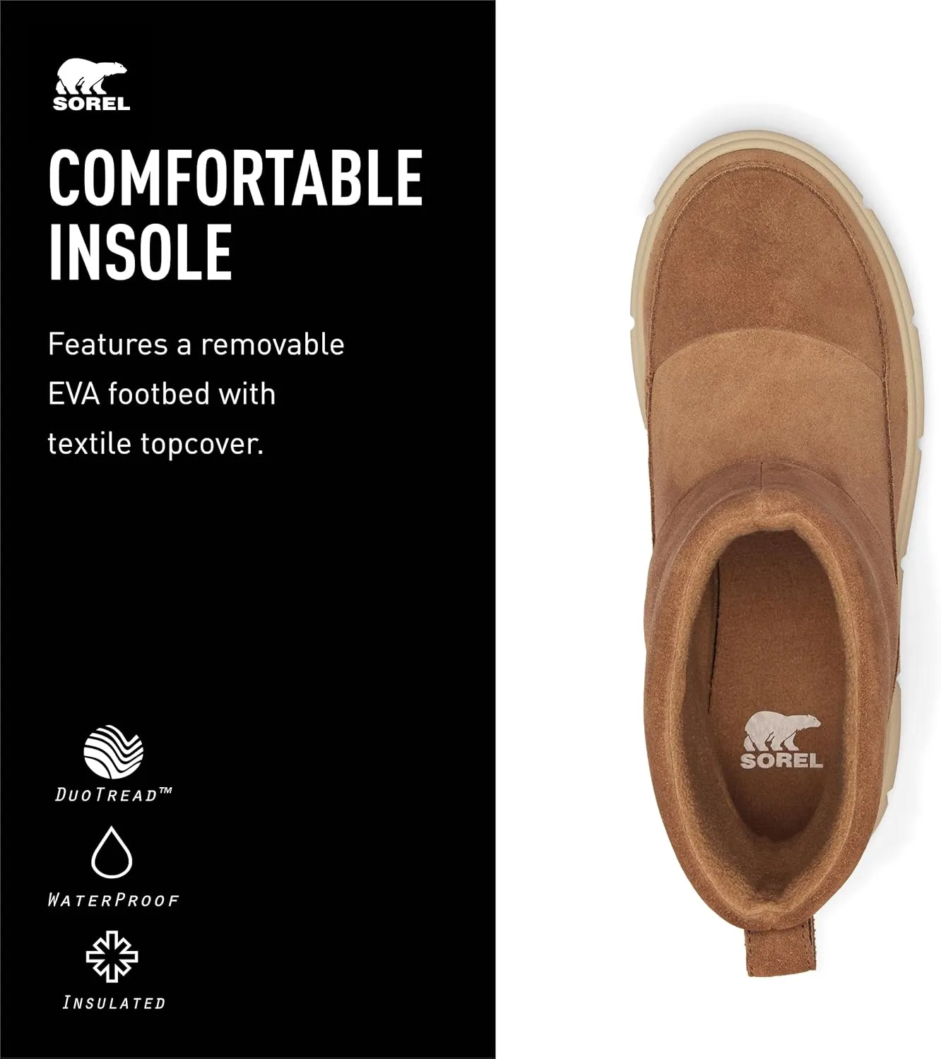 SOREL Women's Explorer lll Slip-On Waterproof Boot