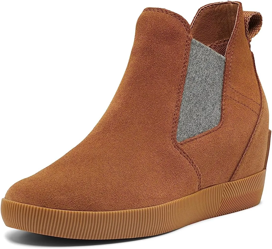 SOREL Women's Out N About Slip-On Wedge Boot