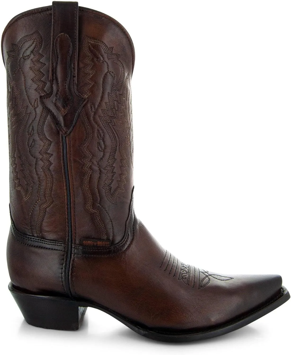 Soto Boots Mens Burnished Snip Toe Cowboy Boots H50030