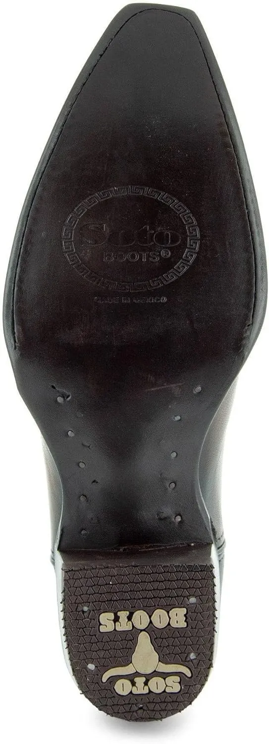 Soto Boots Mens Burnished Snip Toe Cowboy Boots H50030
