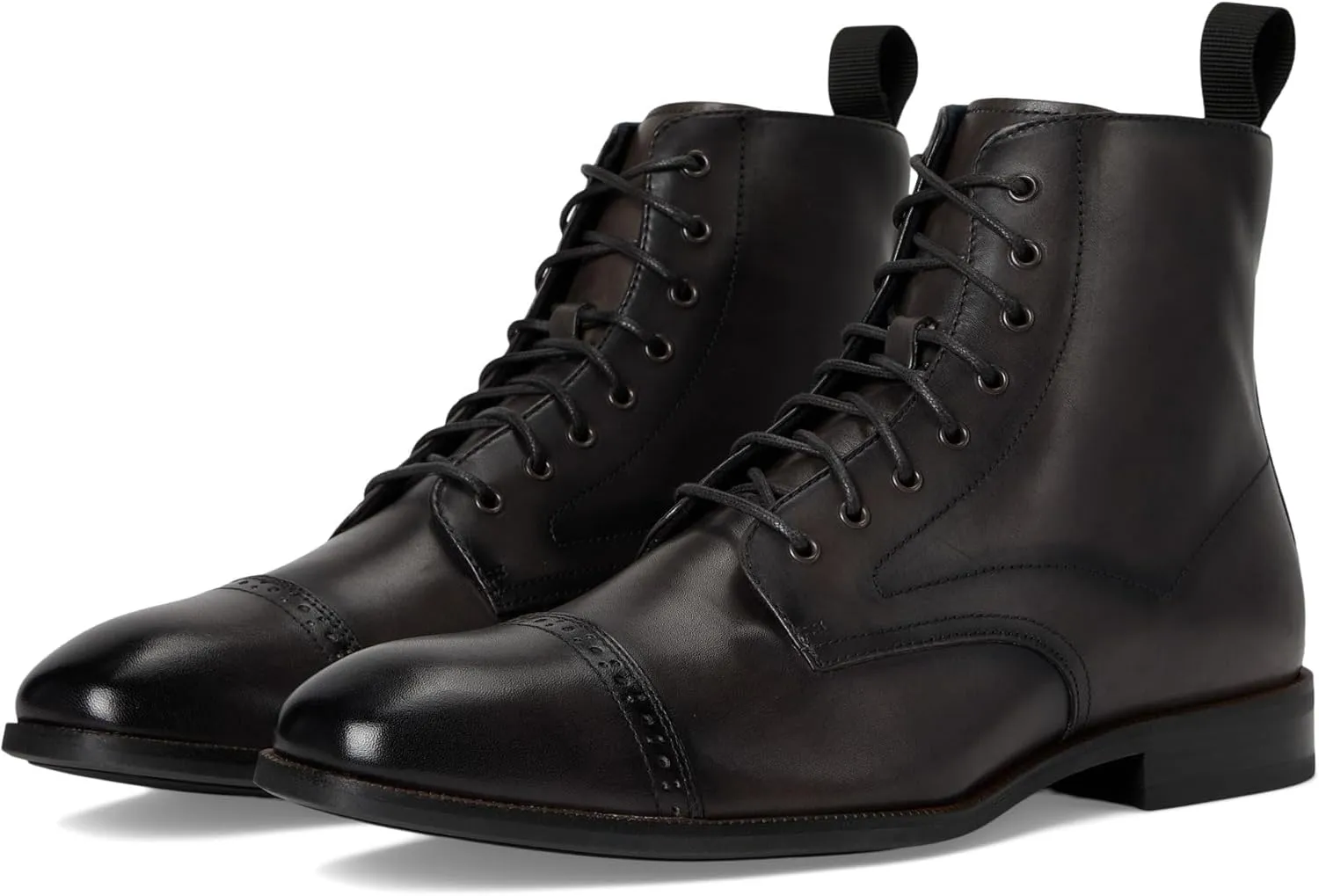 Stacy Adams Men's Henry Cap Toe Lace-up Boot Fashion